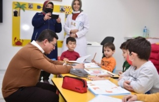 Başkan Tütüncü, Kur’an-ı Kerim Kursunda çocuklarla...