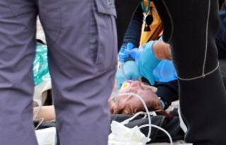 Denizde boğulma tehlikesi geçiren Rus kadın 40...