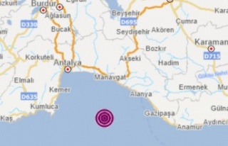 Deprem Alanya'yı uykusundan uyandırdı