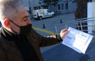 Gitmediği İstanbul'dan gelen trafik cezasıyla...