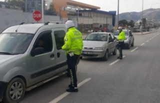 Havadan ve karadan trafik denetiminde bin 117 sürücüye...