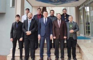 Kaymakam Ürkmezer'den Müftü İlhan’a ziyaret