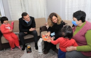 Kaymakam Ürkmezer hane ziyaretlerinde bulundu