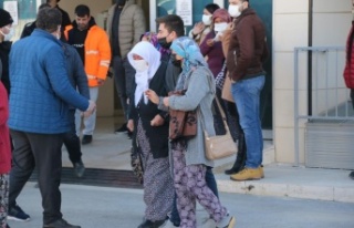 Kazada can veren emekli belediye işçisinin cenazesi...