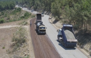 Kırsal yollara 46 milyon yatırım 