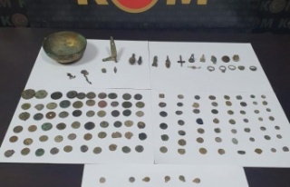 Manavgat’ta tarihi eser kaçakçılığı yapan...