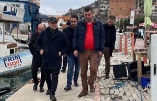 MHP Alanya, iskele bölgesinde incelemelerde bulundu