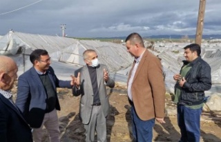 Şiddetli yağıştan zarar gören üreticileri yalnız...