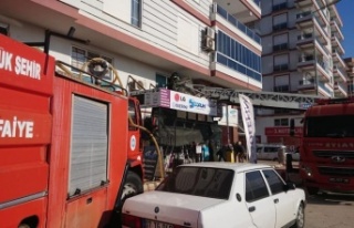 Yangında iş yerine ait asma kat kullanılamaz hale...