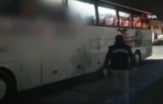Yolcu otobüsünde uyuşturucu madde ele geçirildi