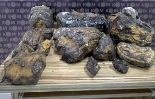 10 milyon lira değerinde 'balina kusmuğu'...