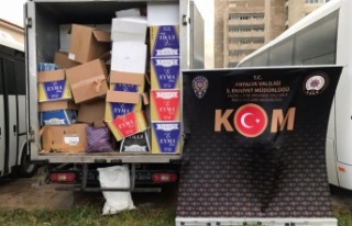 1 milyon 200 bin TL değerinde kaçak tütün operasyonu