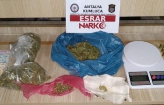 310 gram esrar maddesi ele geçirildi