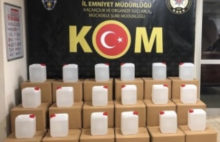 5 bin 245 litre sahte alkol ele geçirildi