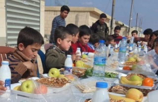 Alanya İHH Azez’de yetimlere sahip çıkıyor