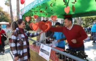 Alanya Belediyesi’nden Sevgililer Günü hediyesi 