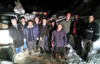 Alanya'da kar ve tipiye yakalanan 5 kişi, Büyükşehir...