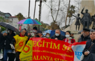Alanya'da 'Savaşa hayır' çağrısı