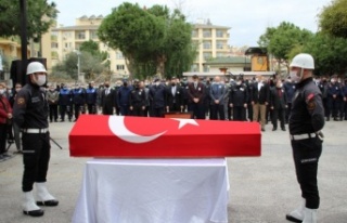 Alanya’da hayatını kaybeden komiser için tören...