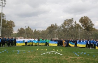 Antalya'da kamp yapan Ukraynalı 7 takımın...