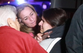 Apartmanda çıkan yangında ev sahibi kadın ile...