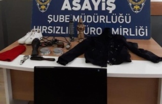 Ev ve iş yeri hırsızı tutuklandı