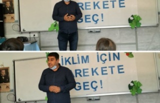 İklim krizine dikkat çektiler
