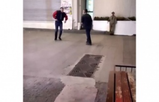 Kavga ettiği kişiyi bıçaklamaya çalıştı