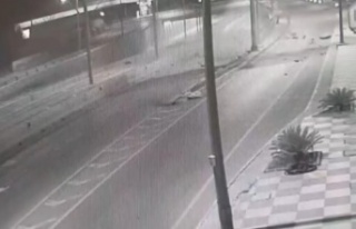3 genci ölüme götüren kaza güvenlik kamerasında