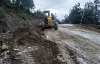 Alanya Kırsalı’nda yol bakım onarımları sürüyor