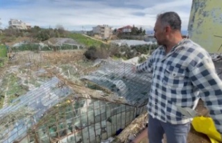 Alanya’da hortum yıktı geçti