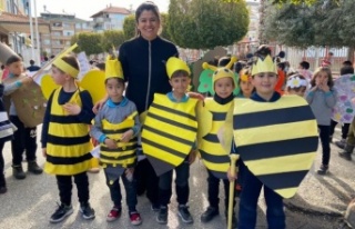 Alanya’da minik öğrencilerden farkındalık etkinliği