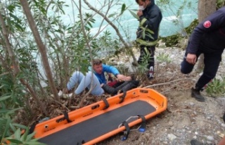 Alman turist ATV ile uçuruma yuvarlandı