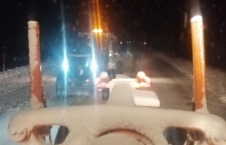 Antalya-Konya karayoluna kar engeli