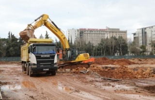 AÜ Tıp Fakültesi Otoparkının temeli atılıyor