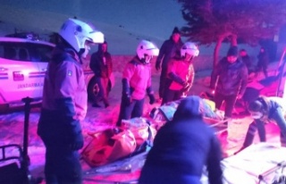 Ayağını kıran kayakçıyı jandama kurtardı