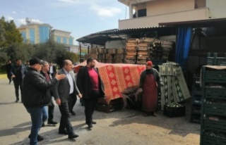 Başkan Arıkan'dan hal esnafına ziyaret