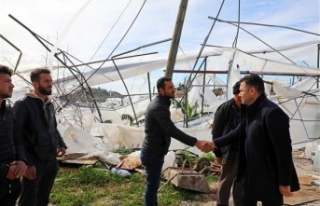 Başkan Yücel’den afetzedelere ziyaret 