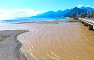 Dünyaca ünlü sahilde renk cümbüşü