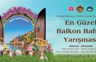 En Güzel Balkon Bahçe Yarışması için geri sayım...