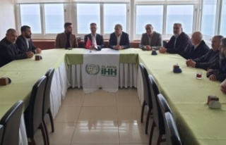 Filistin Büyükelçisi Alanya'ya geldi