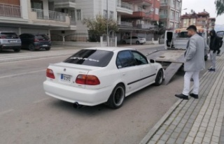 Gürültü kirliliği oluşturan araç sürücüne...