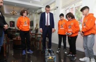 Şampiyonlardan Kaymakam Ürkmezer’e ziyaret