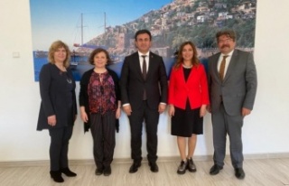 Alanya iki değerli ismi ağırladı