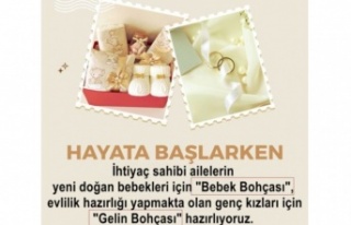 Alanya’da ihtiyaç sahiplerine “Bebek ve Gelin...