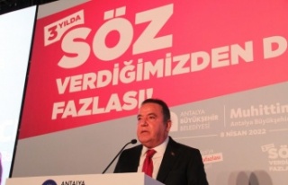 Başkan Böcek: "Görev sürem dolmadan 77 değil,...