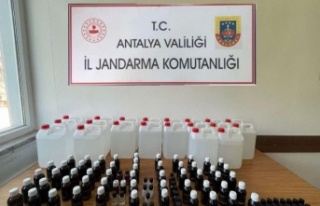 Jandarmadan kaçak alkol operasyonu