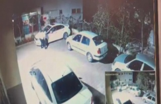 Jet lastik canavarı güvenlik kamerasında