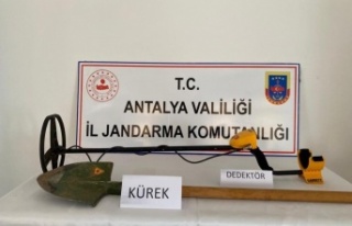 Kaçak kazıya jandarmadan suçüstü