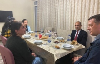 Kaymakam Ürkmezer, Dilsiz ailesine konuk oldu